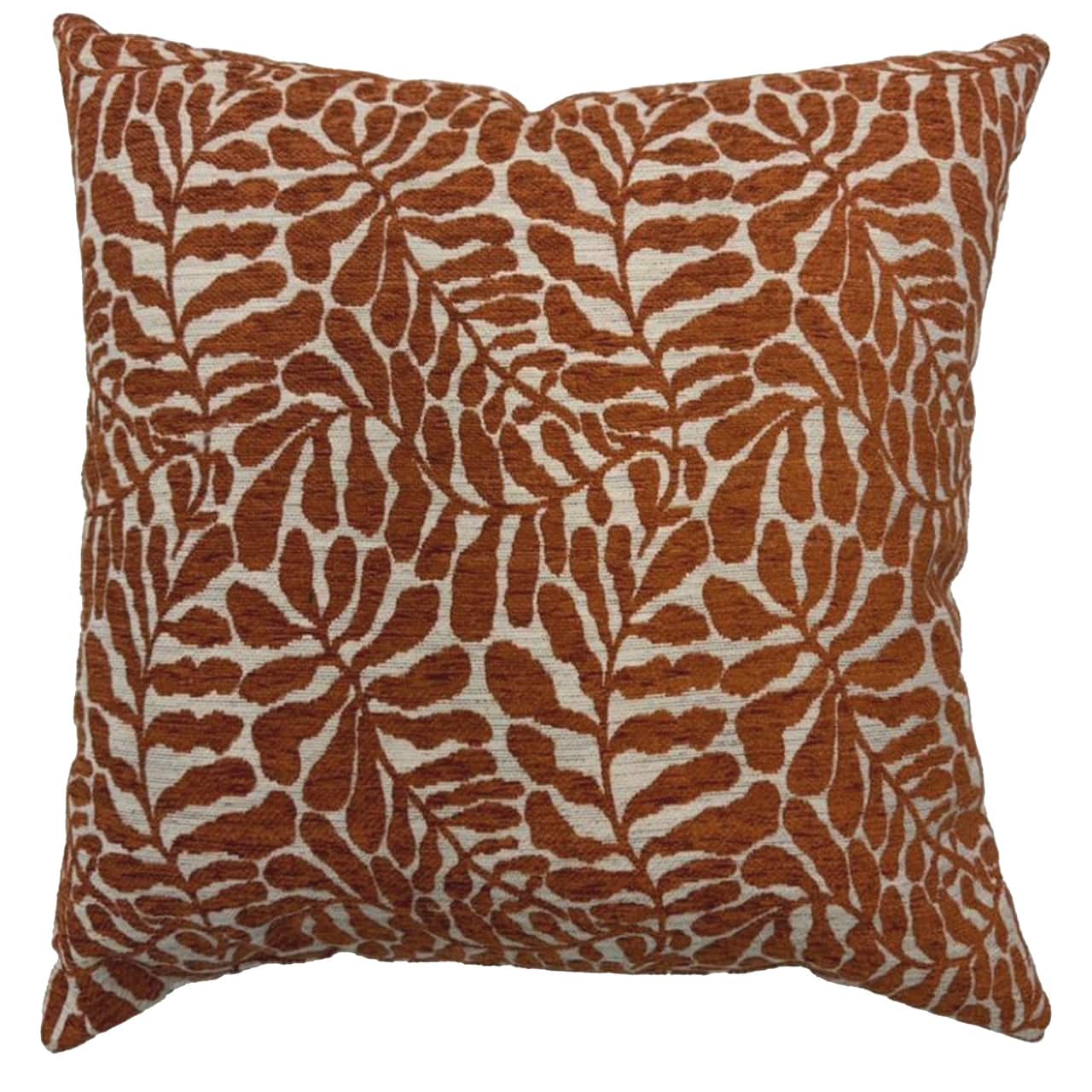 Coussin décoratif floral couleur terre cuite d’Ashland